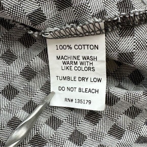 NATIONAL PICNIC Gray Check Gingham Cotton Sheath Dress Size Small - Picture 5 of 15